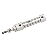 Baomain Pneumatic Air Cylinder CDJ2B10-10-B Bore 0.39 inch(10 mm),Stroke 0.39 inch(10mm),Single Rod Double Acting Stainless Steel Mini Pneumaticm,Industrial Air Cylinder for Automation