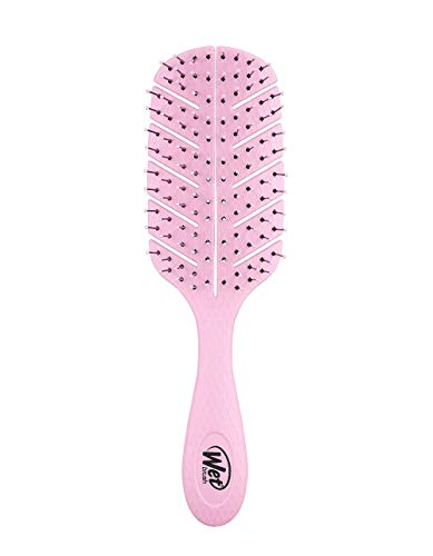 Wet Brush Go Green Detangler Hairbrush with Soft IntelliFlex Bristles, Detangler for All Hair Types  (Pale Pink)