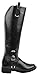 Hispar Mens Man Dignity Dress Dressage Horse Riding Boots Stylish Fashion Equestrian Pull On - Black 11.5 Wide Calf
