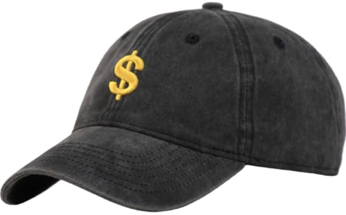 Image of TSSGBL Vintage Cotton Washed Baseball Cap S to XXL Unstructured Low Profile Adjustable Distressed Dad Hat for Men Women