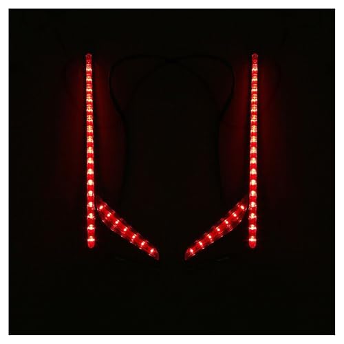 Debrroce Rear Red Lights Vertical Strip Goldwing F6B ABS Plastic for Honda for Goldwing F6B 2013-2016 for Goldwing 1800 2012-2017