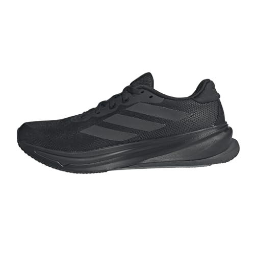 Image of Adidas, Mens, Supernova Rise 2 Running Shoes, Black /Carbon /Carbon, 6.5, D - Medium