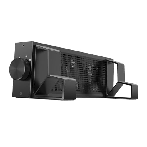 SHINEOFI Base para Laptop con Ventiladores RGB y Soporte Elevado miniatura 1