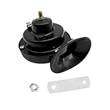 Lyxheth 300DB Super Loud Train Horns, Car Horns, 12V Waterproof Car Air Electric Snail Horn, Car Accessories Auto High Low Tone Horn Replacement Kit Universal for Motorcycles, Trucks, Bikes, Boats