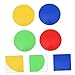 BESPORTBLE 4pcs Landmark Line Sign Pad Spot Markers for Boys and Girls Sports Colorful Floor Dots for Classroom Training