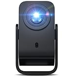 TCL C1 Videoprojecteur 4K Compatibilité, Natif 1080P, Audio Dolby 8 W, Netflix Certifié, Smart Google TV Intégré, Auto Focus/Keystone, Wi-FI Bluetooth, Pivotant à 285° Mini Projecteur Video Portable