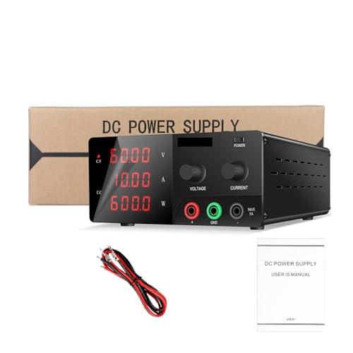 Alimentation CC de laboratoire 60V 10A variable stabilisée blanche R-SPS6010