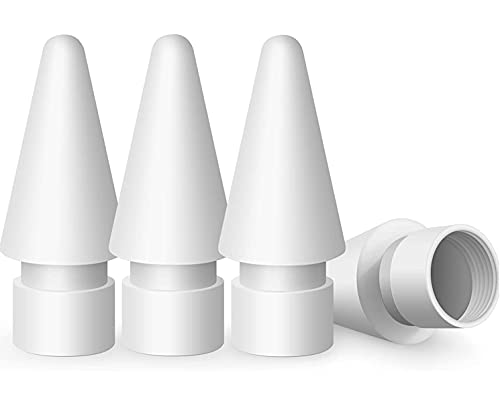 Replacement Tips for Apple Pencil High Sensitivity for Apple Pencil pencil Nibs Compatible for Apple Pencil 1st & 2nd (4 Pack)