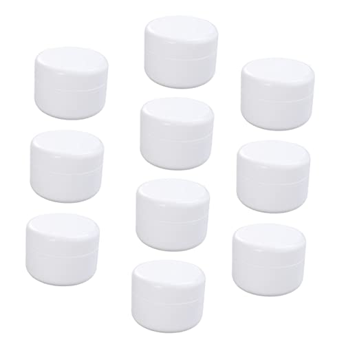 Veemoon 10Piezas Tarros de Cosméticos de Contenedores Vacíos para Loción Almacenamiento Práctico y Portátil para Maquillaje para y