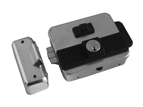 Yale Serratura Elettrica Da Applicare Multipla Corni Pulsante/Cilindro Fix/Fix Zincata