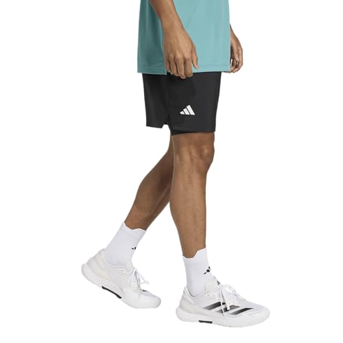 adidas Men's Club Tennis Climacool Two-in-One Shorts, Black, X-Large2