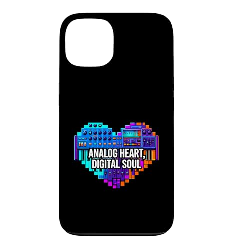 Synth Music Producer Analog Heart Digital Soul �X�}�z�P�[�X iPhone 13 �p