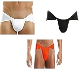 Finaldeals 4 PC Each Indian Traditional Underwear Langot Lankot Loin Cloth Supporter loincloth Cotton Multi color - White, Black, Orange