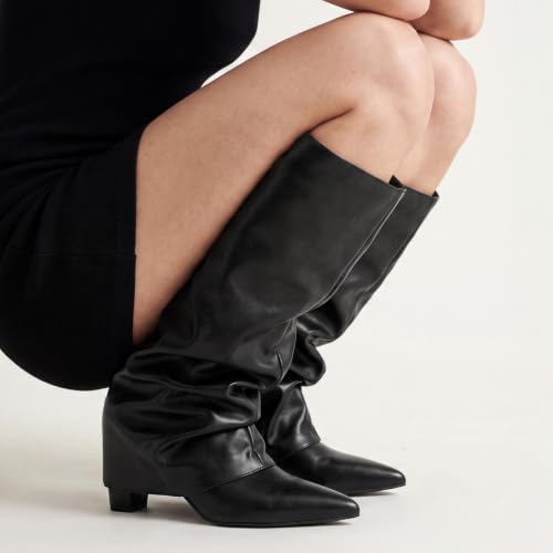 Fitory Slouchy Fold Over Boots