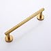 Hoooh 12-Inch Gold Towel Bar Stainless Steel Hand Towel Holder for Bathroom or Kitchen Wall Mount, A100L30-BG