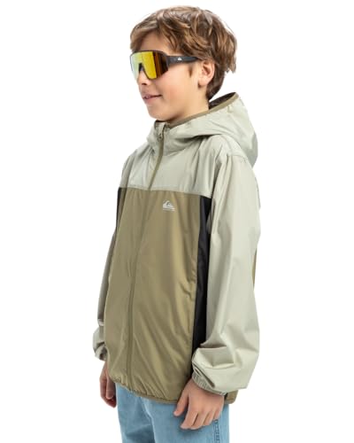 Chaqueta Corta-Viento Quiksilver Overcast para Chicos de 8 a 16 Años con Capucha Azul 4