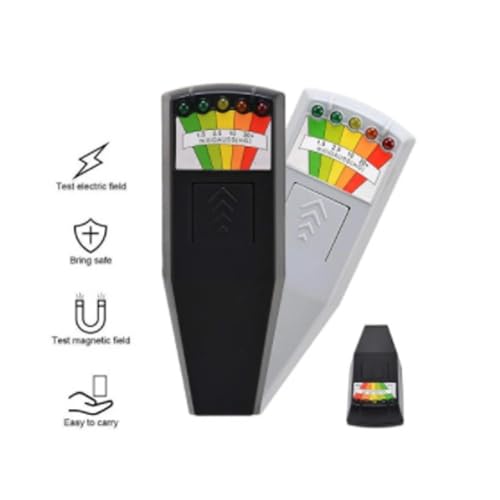 Detector de Radiación EMF Tester Medidor Magnético 5 LED miniatura 5