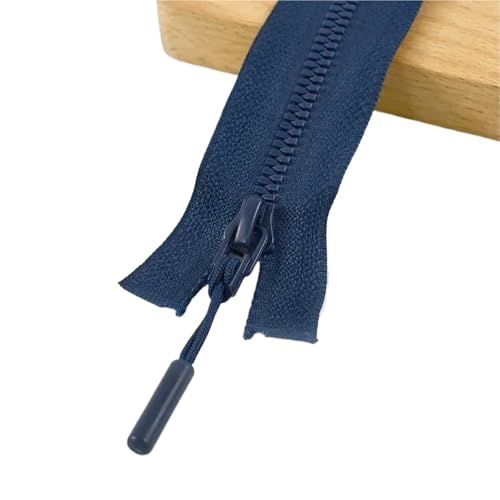 Fermeture à glissière résine 5# Deep Blue pour réparer vos vestes d'hiver préférées