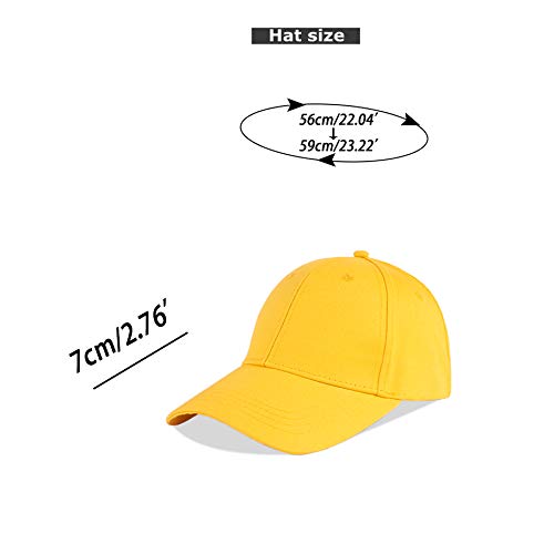 Image of LANGZHEN Unisex Baseball Cap 100% Cotton Fits Men Women Washed Denim Adjustable Dad Hat