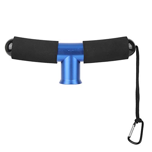 300G T Shape Bar Fighting Pole Holder, Hanging Waist Rope Fighting Rod Holder Waist Belt Professional Fishermen Gimbal Pad, Fighting Fishing Waist Belt Rod Pole Holder for Wild Fishing Big Fish by VINGVO - Used condition - Image 5