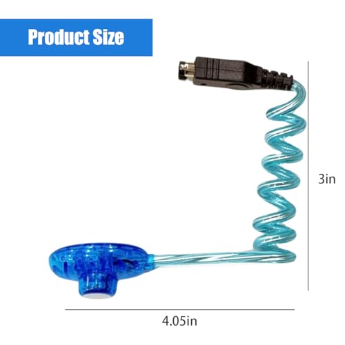 Image of Worm Light for Game Boy Advance - GBA LED Screen Illumination Lamp, Flexible Plug-in Backlight Attachment, No Batteries Required, Random Color Shipped