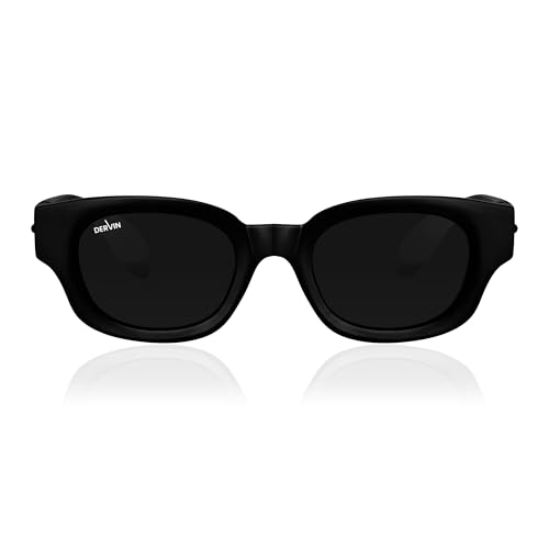 Image of Dervin UV Protection Polarized Rounded Rectangle Sunglasses for Men and Women
