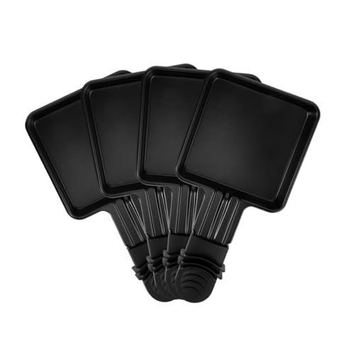 GLEAVI 4pièces Lot De Poêles Carrées Inox Antiadhésives Pour Raclette Et Barbecue Mini Poêlons Melt Fromage Résistantes Et Polyvalentes Pour Cuisson...