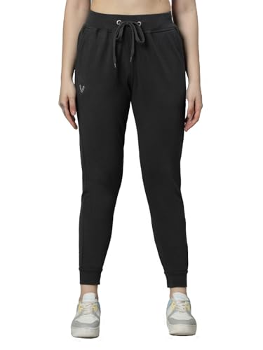 Image of UZARUS Women's Cotton Regular Fit Joggers Track Pants with 3 Pockets