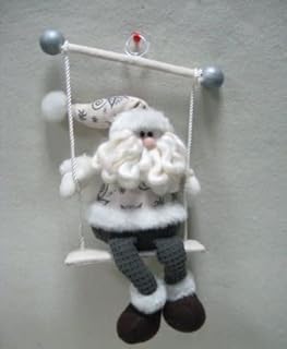 Christmas Hanging Santa On Swing 15