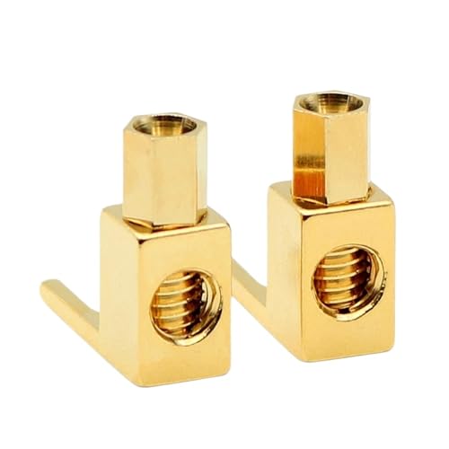 Conector Banana de Cobre de 4mm con Bañado en Oro para Cable de Altavoz Hifi