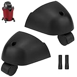 Caster Wheels & Foot Replacement Kit Fits Most of Shop Vac Vacuum and A & B Cleaner, Replace 8568000 8568010 8568011 8568009 - Heavy Duty Casters