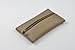 Pocket Tissue Holder with Zipper Enclosed Small Size Leather Travel Tissue Pouch for Purse (Brown)