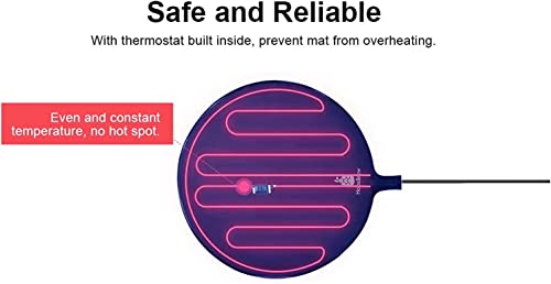 Home Brew Heat Heating Belt Pad For Beer Wine Spirits Fermenter +Thermometer #TOP2