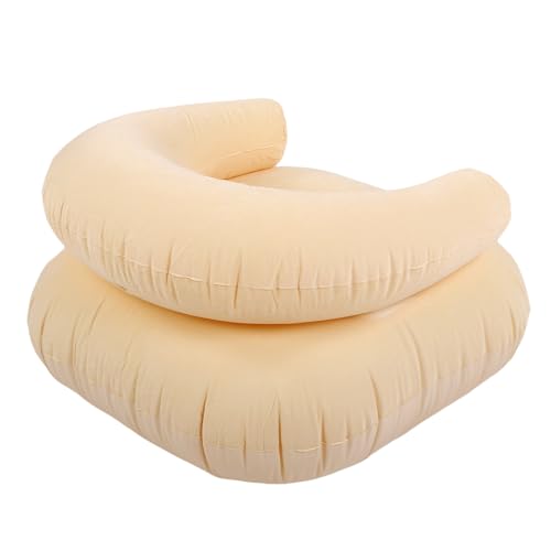 Chaise longue gonflable en U : confort ergonomique floqué pour le salon