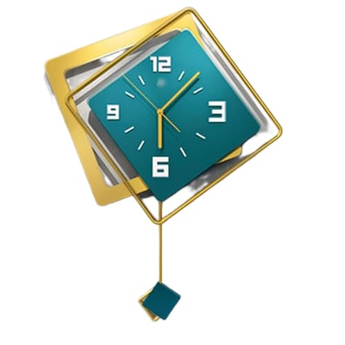 Horloge murale moderne avec pendule horloge silencieuse décorative de salon