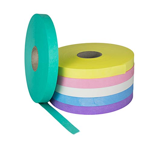 10 Rollos de Papel de marcar Ropa Resistente a los Lavados en seco y en Agua (Morado) Tintorerias Lavanderias 