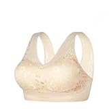 Distrainar Sujetador Push-up Transpirable Outfanys, Sujetador ortopédico antiflacidez for Mujer, Transpirable, Sujetadores Hatmeo for Mujeres Mayores(Beige,XXX-Large)
