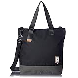 [ルコックスポルティフ] 撥水 抗菌 アンディリー バイカラー 2WAY トートバッグ (Black/Gray)