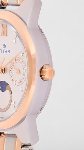 Titan Neo Analog Silver Dial Women's Watch -NM2590KM01 / NL2590KM01/NP2590KM01