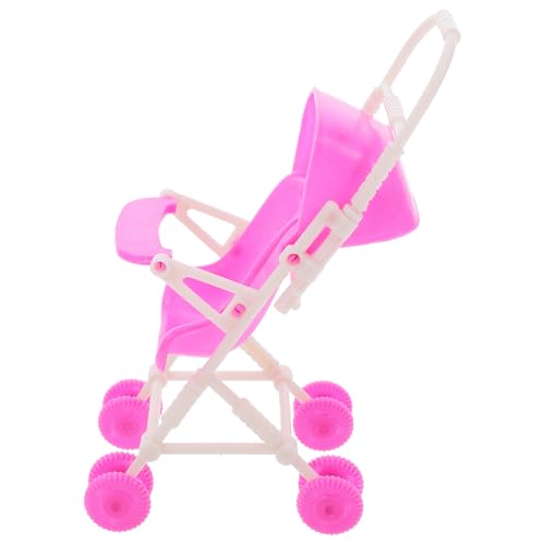 ifundom paseante Toys Toys Doll simulación de carritos de bebé playmobile muñeco Juguetes muñecas muñeca Lindo Cochecito Modelo de Cochecito movible el plastico Rosa