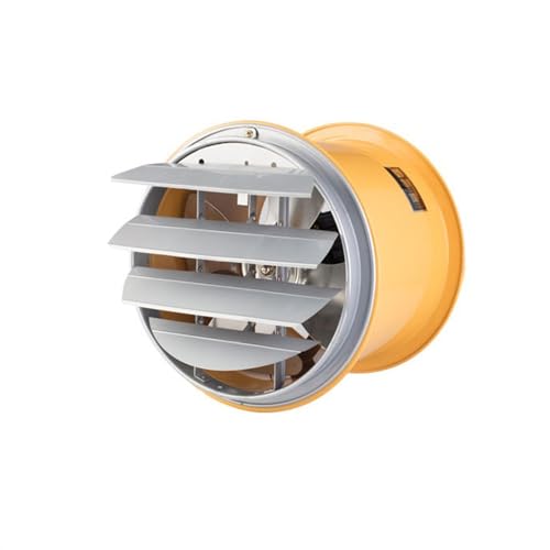 Extractor de Aire Ventilador de escape Industrial de alta potencia de 10 pulgadas/12 pulgadas/14 pulgadas/16 pulgadas, Extractor de humo cilíndrico de alta velocidad for el hogar y la cocina ventilado