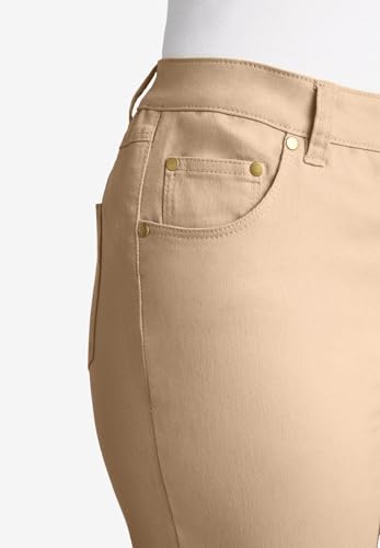 Jessica London Women's Plus Size Tall True Fit Stretch Denim Straight Leg Jean4