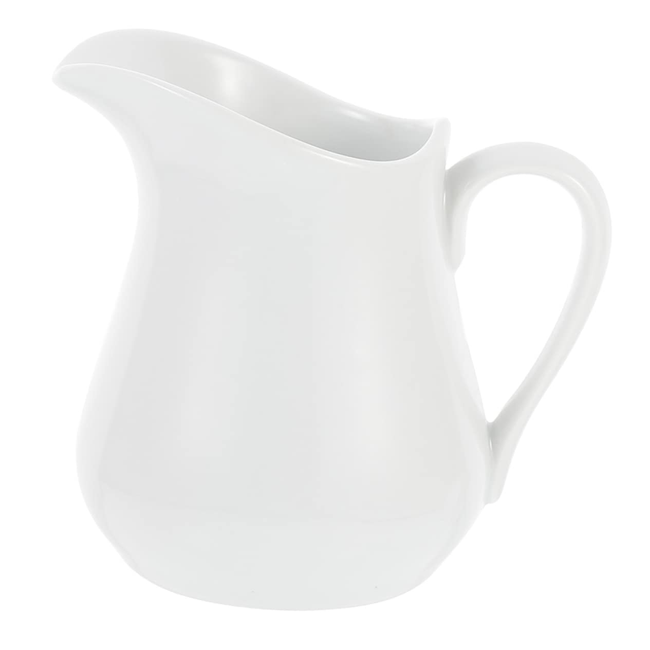 Garneck Ceramic Milk Cup Coffee Syrup Jar Tea Creamer Pitcher Creamer Milk Jug Sauce Jugs Espresso Coffee Milk Kettle Gravy Pitcher Mini Dipping Bowl Coffee Steaming Pitcher Ceramics White