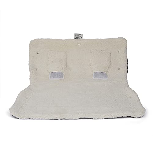 GRÜNSPECHT Kinderwagen-Muff, Handmuff aus 100% Baumwolle (kbA), imprägnierte Außenseite, wasserdicht, winddicht, Universalgröße, mit 10 Einmal-Wärmepads mit kompostierbarer Füllung (382-V1)