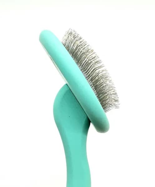 Sweet Puppy Fluff Round Slicker Brush, Slicker Brush for Dogs, Dog Brush, Poodle Brush, Dog Brush for Shedding, Dog Grooming, Pet Supplies, Comb Substitute, Dog Products, Brushes for Dog Grooming Kit