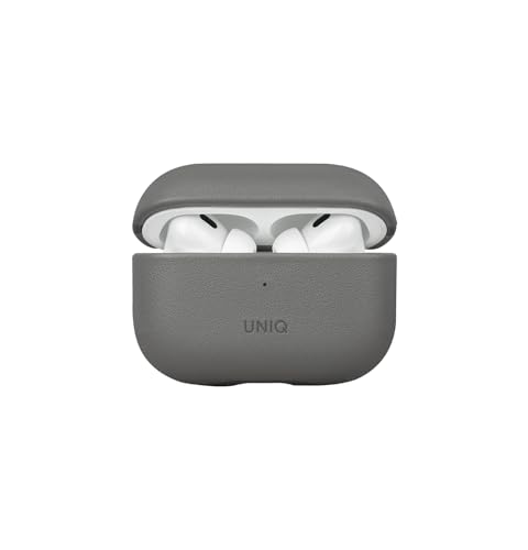 UNIQ Lyden DS Coque compatible avec AIRPODS PRO 2ème génération (2022) (gris rhinocéro/noir)