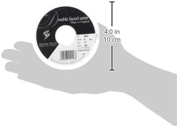 Berisfords Double FACE Poly Satin Ribbon, Saxe, 5 mm - Image 5