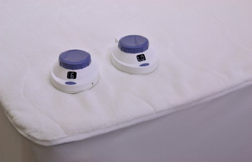 Serta | Luxurious Plush Top Low-Voltage Electric Heated Mattress Pad (California King, White)