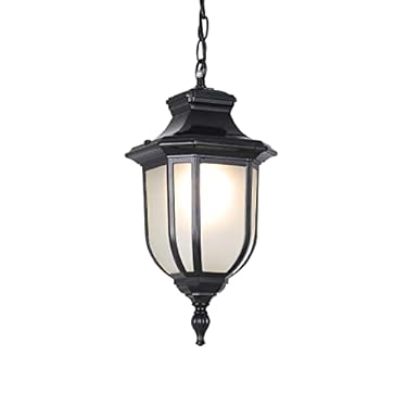 AMAZON - DAHGEO Outdoor Pendant Lights Waterproof Hanging Lights Fixture Corridor Courtyard Decoration Ceiling Lamp Aisle Villa Garden Pavilion Pendant Lantern Grape Frame Hanging Lamp