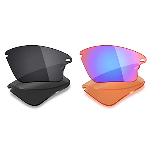 Image of Mryok 2 Pair Polarized Replacement Lenses for Oakley Fast Jacket XL Sunglass - Options